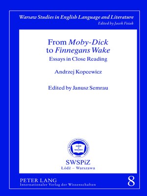 cover image of From «Moby-Dick» to «Finnegans Wake»